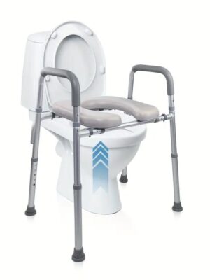 Height Adjustable Raised Toilet Seat